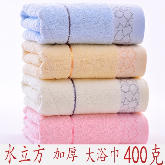 Factory-made wholesale, soft, absorbent, and thickened cotton bath towels for hotels and household linens.