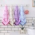Factory direct sale of soft, solid color, checkered cotton couple's face towels, custom logo for wholesale gifts.