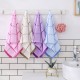 Factory direct sale of soft, solid color, checkered cotton couple's face towels, custom logo for wholesale gifts.