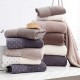 Factory direct sale of popular wide satin absorbent cotton towels, polka dot thickened face wash towels, gauze face towels, wholesale and custom.