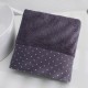 Factory direct sale of 32-strand polka dot wide forged adult bath towels, 70*140, eco-friendly and skin-friendly for hotels.