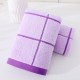Factory direct sale of soft, solid color, checkered cotton couple's face towels, custom logo for wholesale gifts.