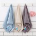 Factory direct sale of soft, absorbent, embroidered cotton face wash towels, thickened, custom logo for home use.