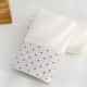 Factory direct sale of popular wide satin absorbent cotton towels, polka dot thickened face wash towels, gauze face towels, wholesale and custom.