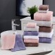 Pure cotton hotel and household towels, solid color, off-cut bath towels, gift sets of three, absorbent square towels for home use. Pure cotton hotel and household towels, solid color, off-cut bath towels, gift sets of three, absorbent square towels for home use.