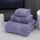 Pure cotton hotel and household towels, solid color, off-cut bath towels, gift sets of three, absorbent square towels for home use. Pure cotton hotel and household towels, solid color, off-cut bath towels, gift sets of three, absorbent square towels for home use.