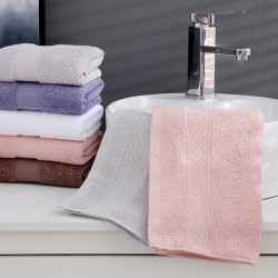 Factory-direct five-star hotel satin-lined pure cotton towels, extra-thick face towels, custom-logo pure cotton bath towels.