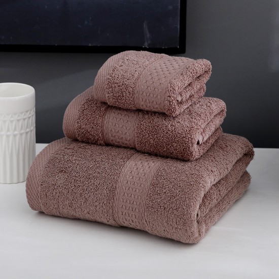 Factory-direct pure cotton hotel towels, solid cotton off-season bath towels, custom gift towels.