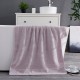 Corrugated off-cut bath towels, solid color, 70*140cm, specially for cross-border trade, soft towels for hotel supplies.