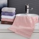Factory-direct five-star hotel satin-lined pure cotton towels, extra-thick face towels, custom-logo pure cotton bath towels.