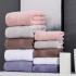 Pure cotton hotel and household towels, solid color, off-cut bath towels, gift sets of three, absorbent square towels for home use.