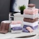 Pure cotton hotel and household towels, solid color, off-cut bath towels, gift sets of three, absorbent square towels for home use. Pure cotton hotel and household towels, solid color, off-cut bath towels, gift sets of three, absorbent square towels for home use.
