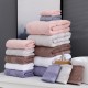 Pure cotton hotel and household towels, solid color, off-cut bath towels, gift sets of three, absorbent square towels for home use. Pure cotton hotel and household towels, solid color, off-cut bath towels, gift sets of three, absorbent square towels for home use.