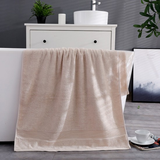 Factory direct sale, long-staple cotton thickened bath towels, pure cotton, absorbent for adult hotels, wholesale with embroidered logos, super soft.