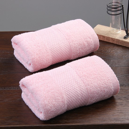 Factory direct sale of solid color, off-cut long-staple cotton towels, wholesale for daily use, adult face towels, gifts, and hotels.