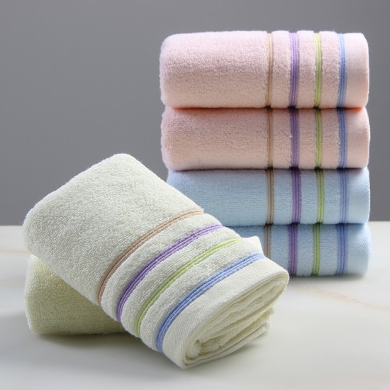 Gaoyang factory wholesale of thickened pure cotton absorbent fleece. Soft adult face wash towels with custom logos.
