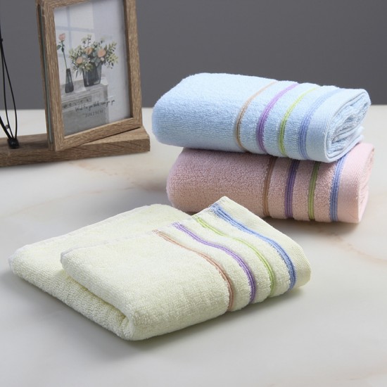 Gaoyang factory wholesale of thickened pure cotton absorbent fleece. Soft adult face wash towels with custom logos.