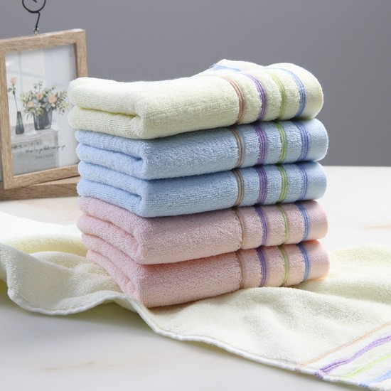 Gaoyang factory wholesale of thickened pure cotton absorbent fleece. Soft adult face wash towels with custom logos.