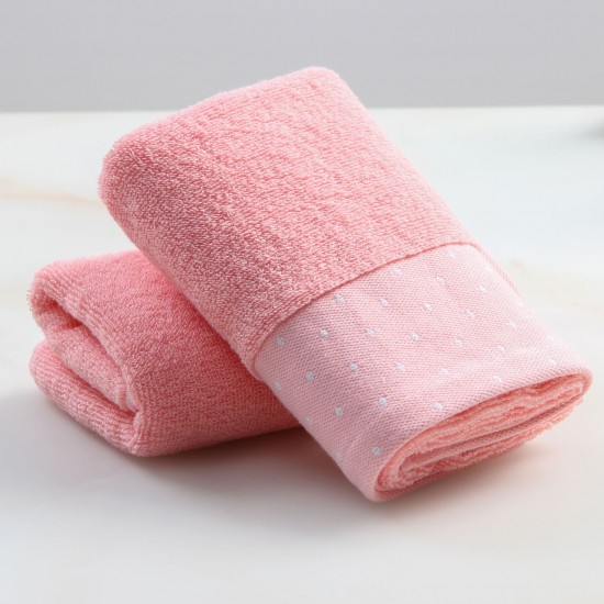 Factory direct sale of pure cotton face towels, couples' face wipes, customizable, soft and absorbent for adult face wash towels.