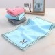 Family cartoon embroidered children's towels, pure cotton bibs, baby face wash towels, cute cartoons available.