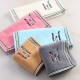 Family cartoon embroidered children's towels, pure cotton bibs, baby face wash towels, cute cartoons available.