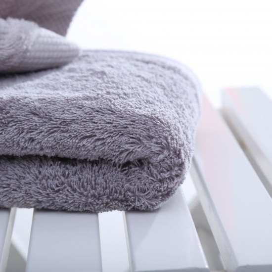 Combed long-staple cotton, 130g, solid, pure cotton, hotel towel, soft, absorbent, and moisturizing with embroidered logo