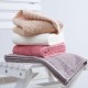 Soft, 130g, combed cotton, absorbent, and quick-drying hotel towels with embroidered logos.