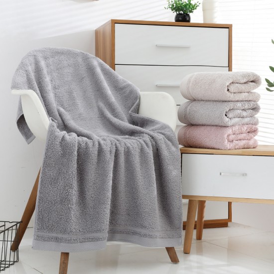 Cross-border manufacturer gift pure cotton bath towel, 500g absorbent, thickened combed cotton hotel towel with custom logos. Cross-border manufacturer gift pure cotton bath towel, 500g absorbent, thickened combed cotton hotel towel with custom logos.