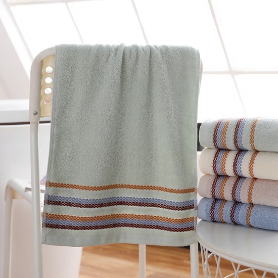 Factory-direct pure cotton absorbent, soft, comfortable, thick face towels for adult bath towels, wholesale for labor protection gifts.