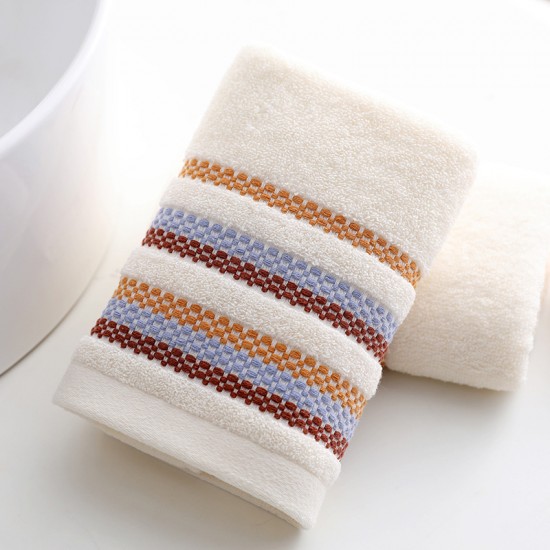 Factory-direct pure cotton absorbent, soft, comfortable, thick face towels for adult bath towels, wholesale for labor protection gifts.