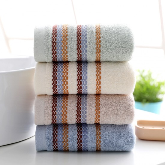 Factory-direct pure cotton absorbent, soft, comfortable, thick face towels for adult bath towels, wholesale for labor protection gifts.