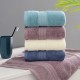 Factory-made direct striped, solid-colored, cotton adult face towels with logos for wholesale gifts.