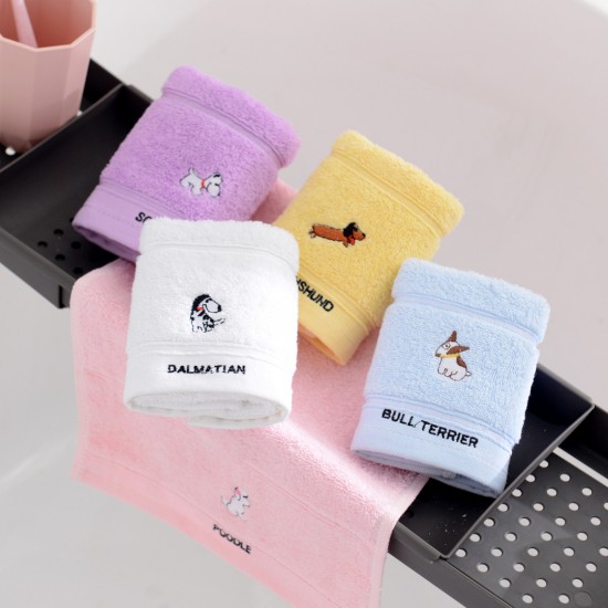Baby, pure cotton small towel, cartoon face towel, baby, household, absorbent, custom-made children's towel