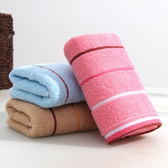 High Wholesale new pure cotton absorbent plain gift towels, unisex, custom logo face towels.