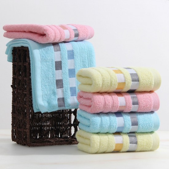 High Wholesale new pure cotton absorbent plain gift towels, unisex, custom logo face towels.