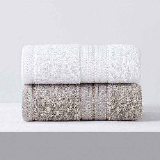 Plain, thickened, solid cotton towels, individually packaged, absorbent, and adult face towels, wholesale.