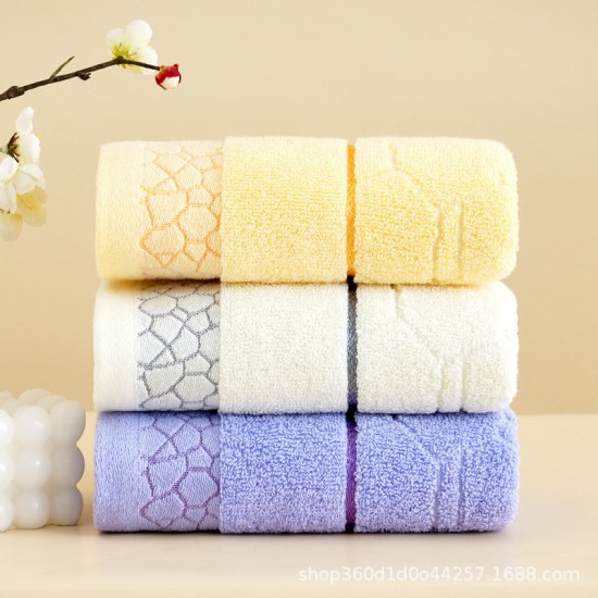 Towel, 100% cotton, thickened adult face towel, pure cotton, household labor protection gift, soft and absorbent, wholesale