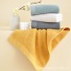 Adult, couple's, thickened, long-staple, solid, household, pure cotton face towel, logo-embroidered