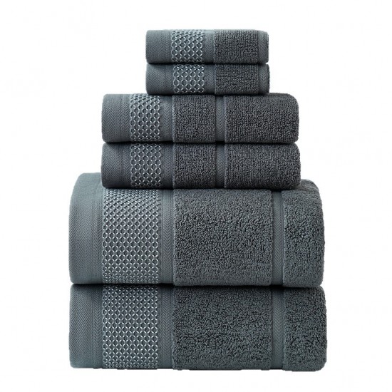 Cotton bath towel sets, pure cotton face towels, soft and absorbent, large hand and foot towels, wholesale gifts.