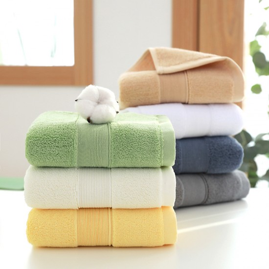 170g pure cotton absorbent thickened face towel, household face towel, hotel towel, wholesale, logo embroidered, same as hotel products