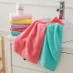 Factory direct sale, solid color cotton towels with embroidered logo.