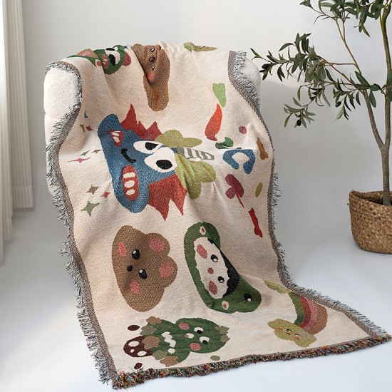 Outdoor camping picnic blankets Bohemian B&B-style sofa towels, sofa blankets, casual decorative covers, sofa covers.