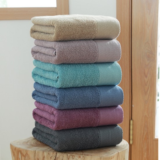 21-yarn long-staple cotton bath towels, adult household, all-cotton absorbent, wholesale, hotel, beauty salon, gift, custom logos available.