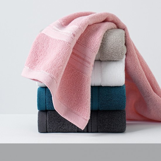Plain, thickened, solid cotton towels, individually packaged, absorbent, and adult face towels, wholesale.