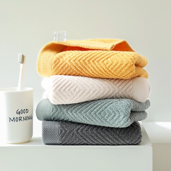 Customized pure cotton towels for home gifts, promotions, and labor protection, with 32-strand jacquard cutouts and embroidery for hotels and guesthouses, soft and skin-friendly.
