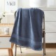 Combed long-staple cotton small bath towels, 50*100cm children's thickened, soft and absorbent, with custom embroidered logo.