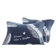 Thickened, pure cotton gauze jacquard, cartoon, universal, all-season pillowcases for couples, skin-friendly.