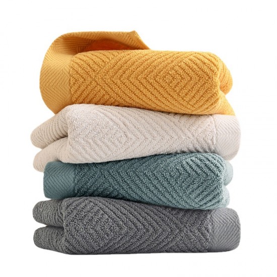 Factory wholesale thickened 100% cotton face washcloths, soft and absorbent, solid color, household gift towels with logo embroidery