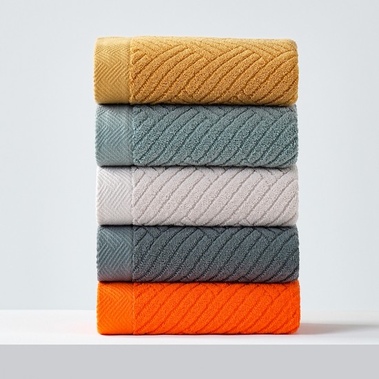Three Sons 32-strand solid cotton towels, soft and absorbent, thickened for adult face wash towels, wholesale.