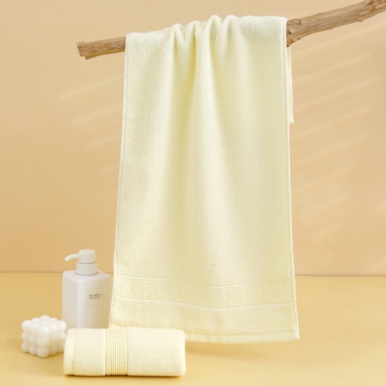 Thin all-cotton adult face towel, plain, thin, soft and absorbent, combed cotton face towels for couples, wholesale